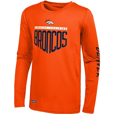 Men's Orange Denver Broncos Impact Long Sleeve T-Shirt