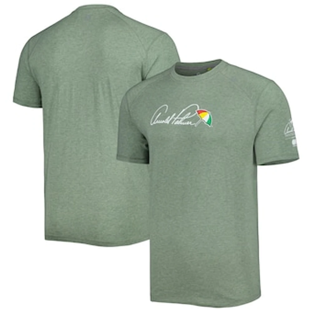 Men's tasc Performance Heather Green Arnold Palmer Invitational Carrollton Tri-Blend T-Shirt