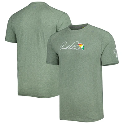 Men's tasc Performance Heather Green Arnold Palmer Invitational Carrollton Tri-Blend T-Shirt