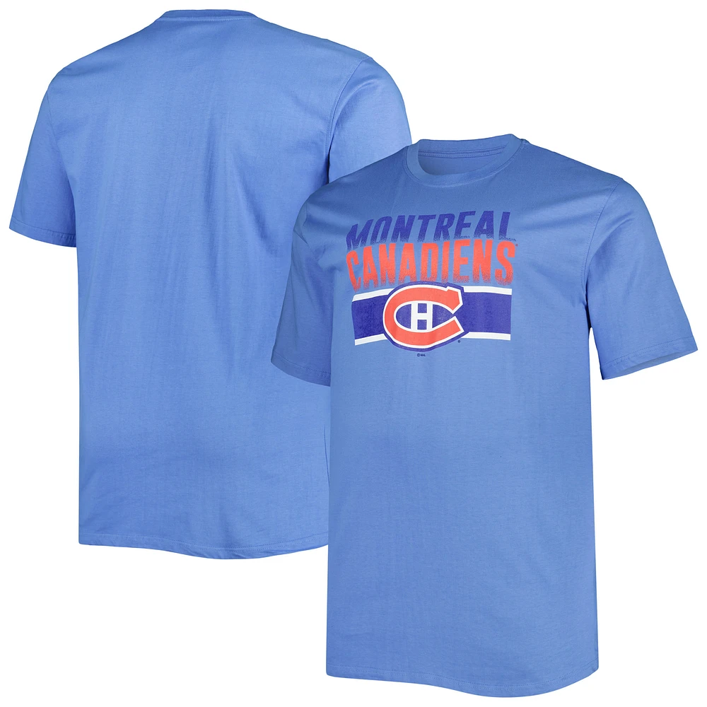 Men's Fanatics Blue Montreal Canadiens Big & Tall Special Edition 2.0 T-Shirt