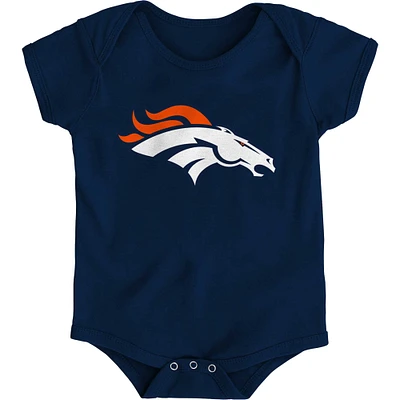 Newborn & Infant Navy Denver Broncos Team Logo Bodysuit