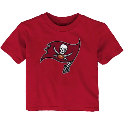 Infant Red Tampa Bay Buccaneers Primary Logo T-Shirt