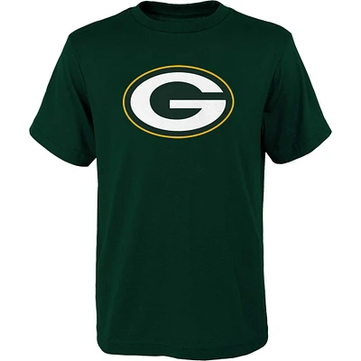 Youth Outerstuff Green Bay Packers Primary Logo T-Shirt