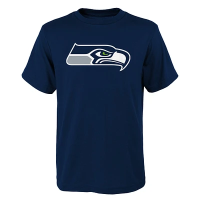 Youth Outerstuff Navy Seattle Seahawks Primary Logo T-Shirt