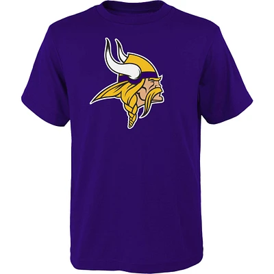 Youth Outerstuff Purple Minnesota Vikings Primary Logo T-Shirt