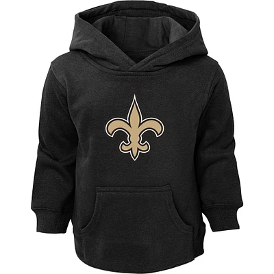 Toddler Black New Orleans Saints Logo Pullover Hoodie