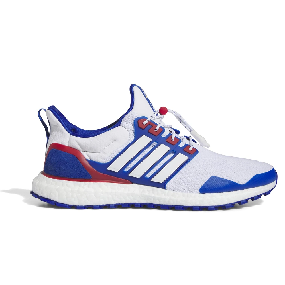 adidas White/Blue Kansas Jayhawks Ultraboost 1.0 Running Shoe