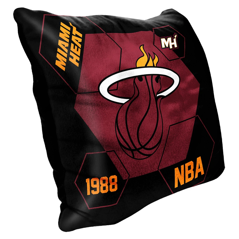 The Northwest Group Miami Heat 16" x 16" Connector Velvet Pillow
