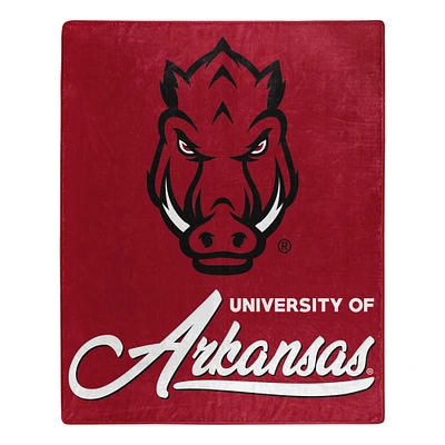 The Northwest Group Arkansas Razorbacks 50" x 60" Signature Raschel Plush Throw Blanket