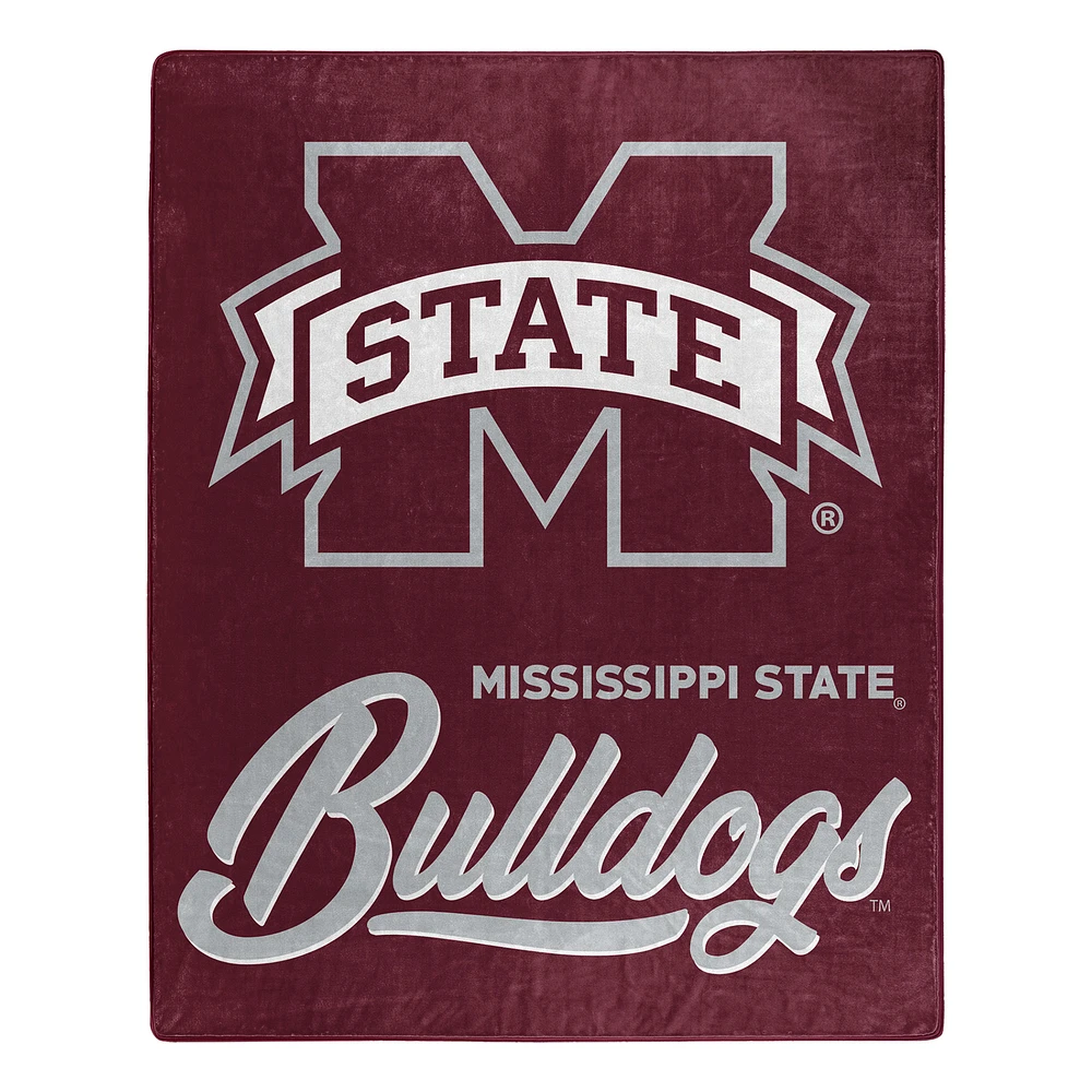 The Northwest Group Mississippi State Bulldogs 50" x 60" Signature Raschel Plush Throw Blanket
