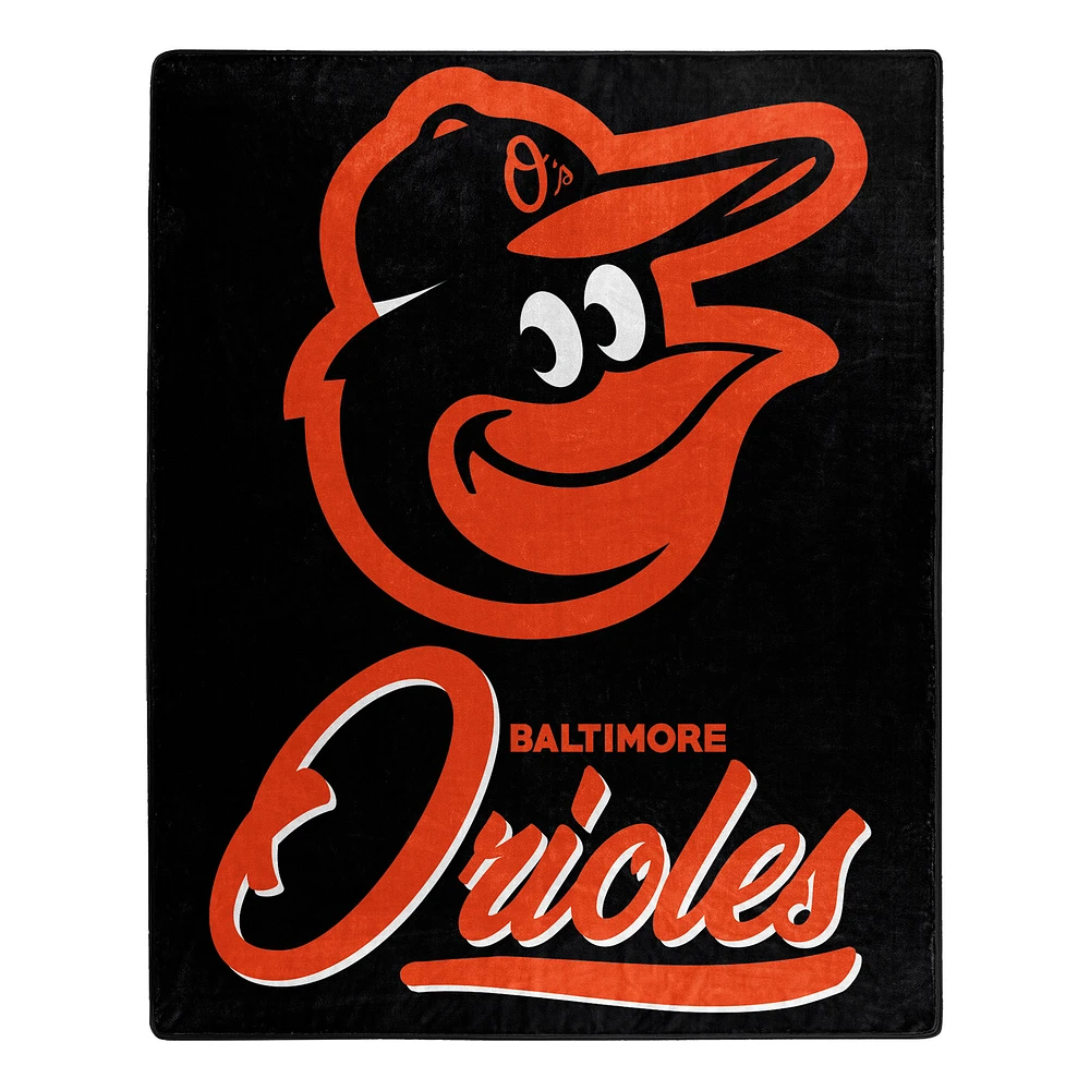 The Northwest Group Baltimore Orioles 50" x 60" Signature Raschel Plush Throw Blanket