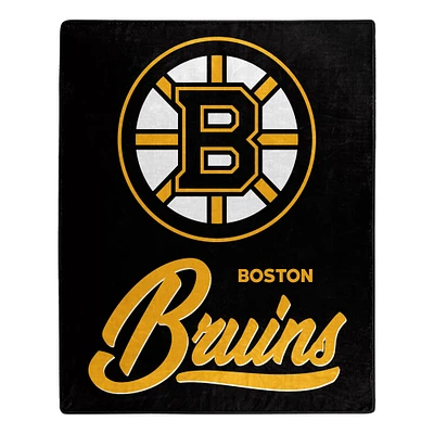 The Northwest Group Boston Bruins 50" x 60" Signature Raschel Plush Throw Blanket