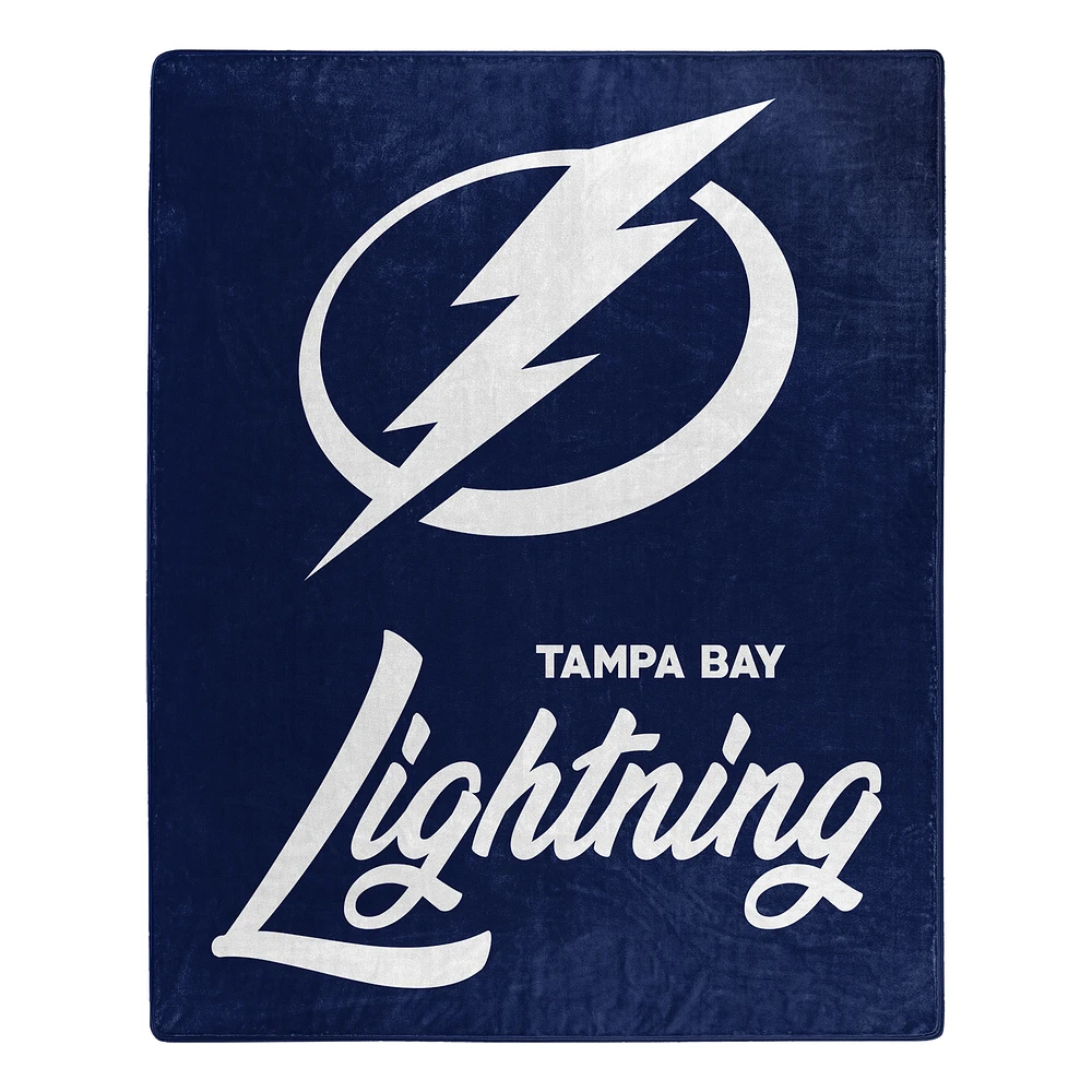 The Northwest Group Tampa Bay Lightning 50" x 60" Signature Raschel Plush Throw Blanket