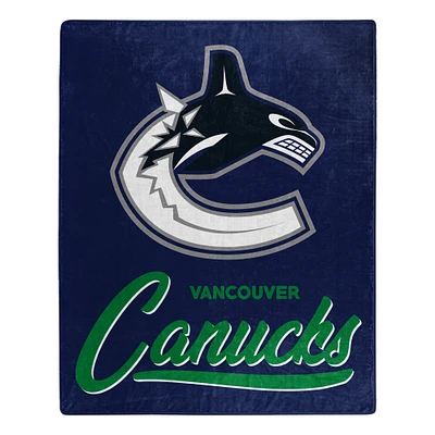 The Northwest Group Vancouver Canucks 50" x 60" Signature Raschel Plush Throw Blanket