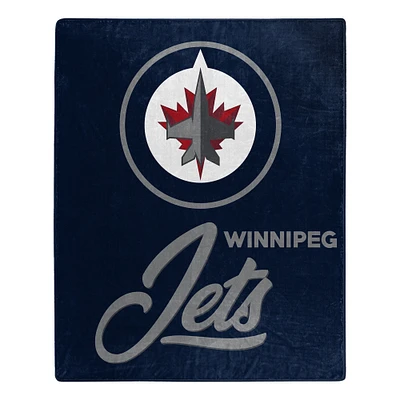 The Northwest Group Winnipeg Jets 50" x 60" Signature Raschel Plush Throw Blanket