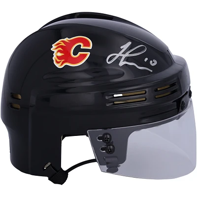 Jonathan Huberdeau Calgary Flames Autographed Black Mini Helmet
