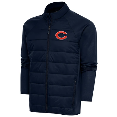 Men's Antigua Navy Chicago Bears Altitude Full-Zip Jacket