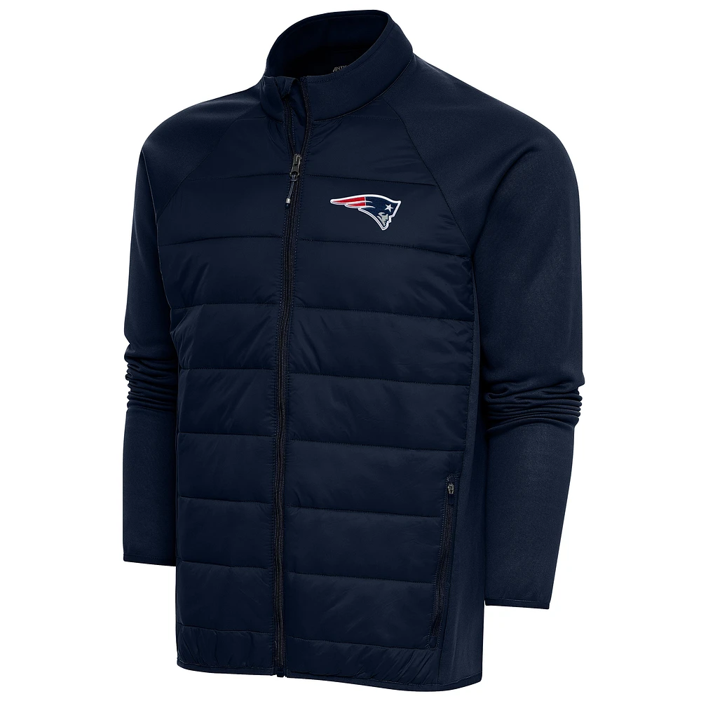 Men's Antigua Navy New England Patriots Altitude Full-Zip Jacket