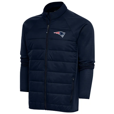 Men's Antigua Navy New England Patriots Altitude Full-Zip Jacket