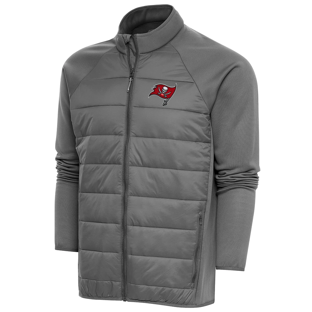 Men's Antigua Steel Tampa Bay Buccaneers Altitude Full-Zip Jacket