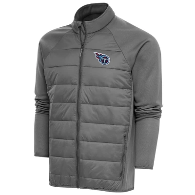 Men's Antigua Steel Tennessee Titans Altitude Full-Zip Jacket