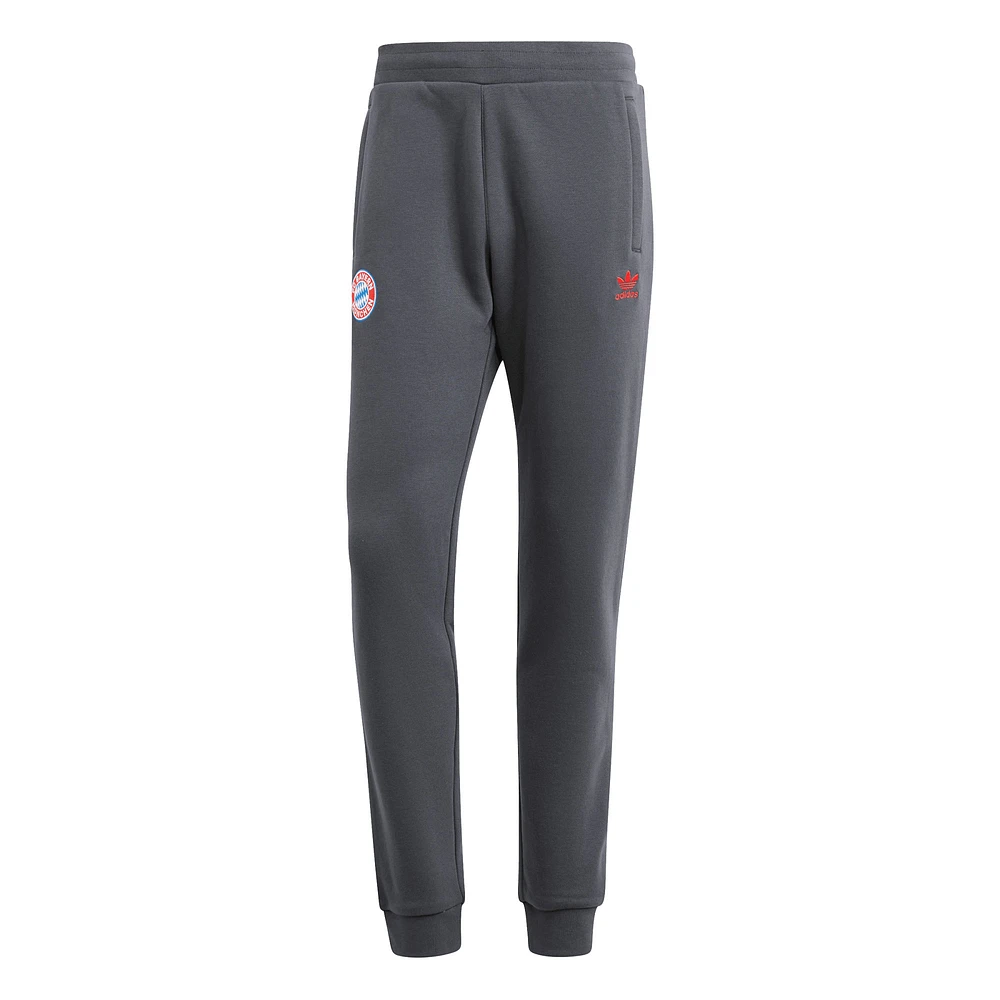 Men's adidas Originals Charcoal Bayern Munich Essentials Pants