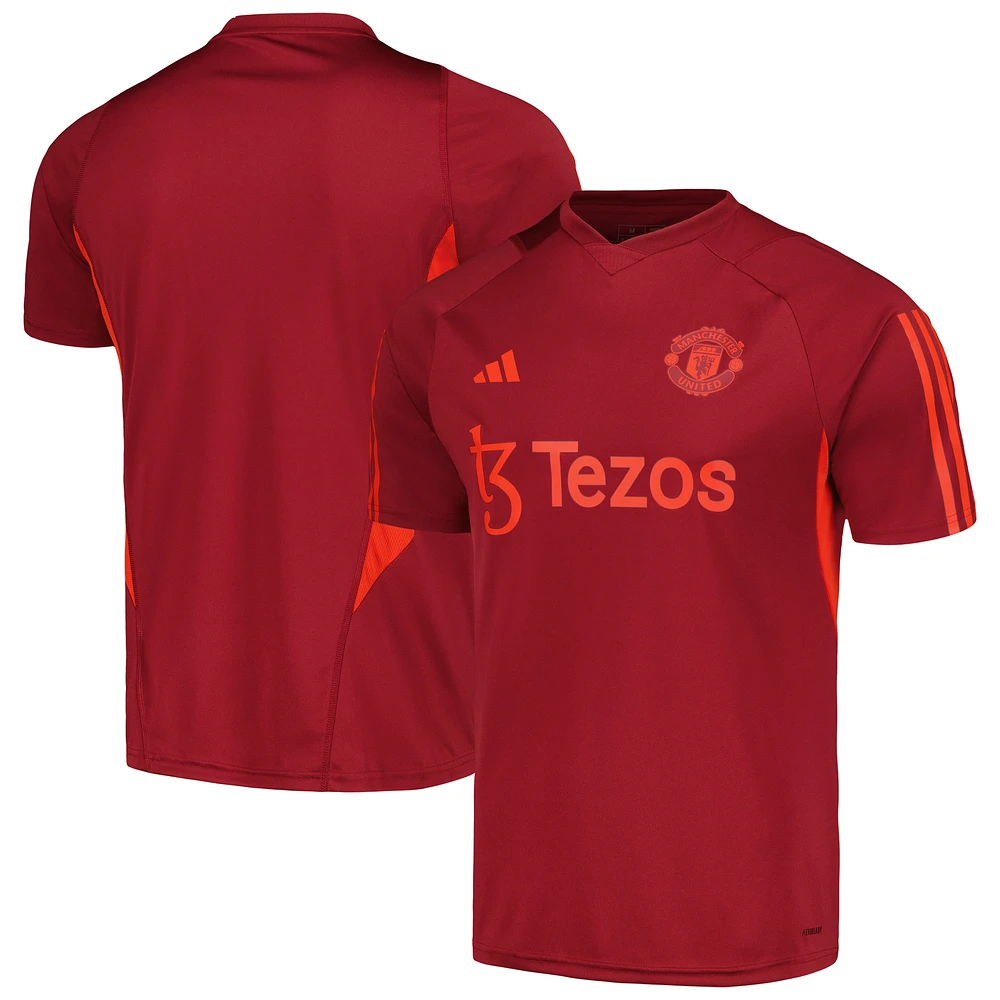 Men's adidas Burgundy Manchester United 2023/24 Training Jersey