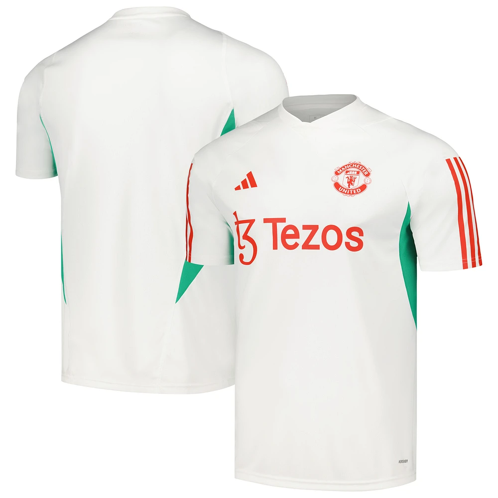 Men's adidas White Manchester United 2023/24 Training Jersey