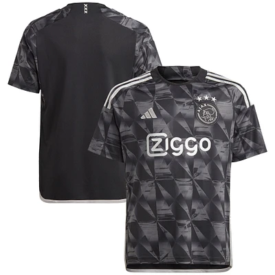 Youth adidas Black Ajax 2023/24 Third Replica Jersey