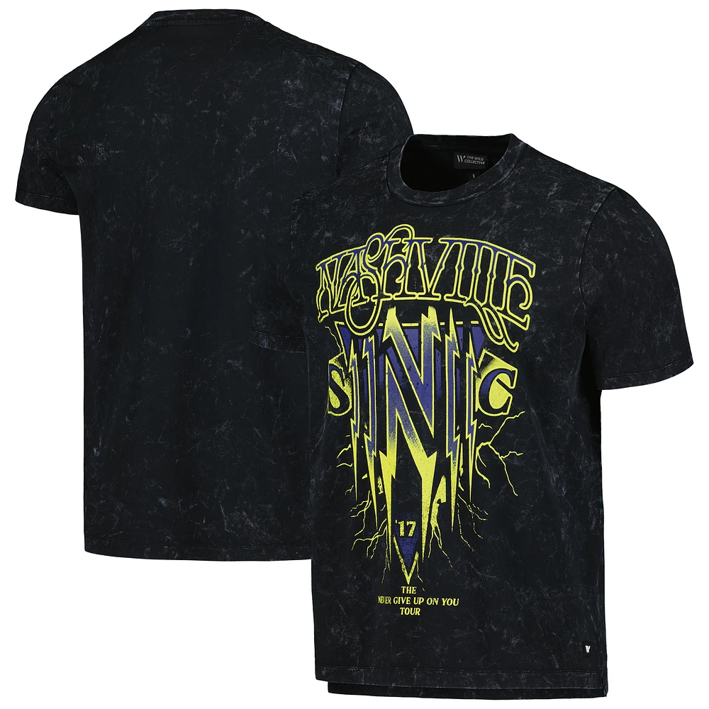 Men's The Wild Collective Black Nashville SC Concert T-Shirt