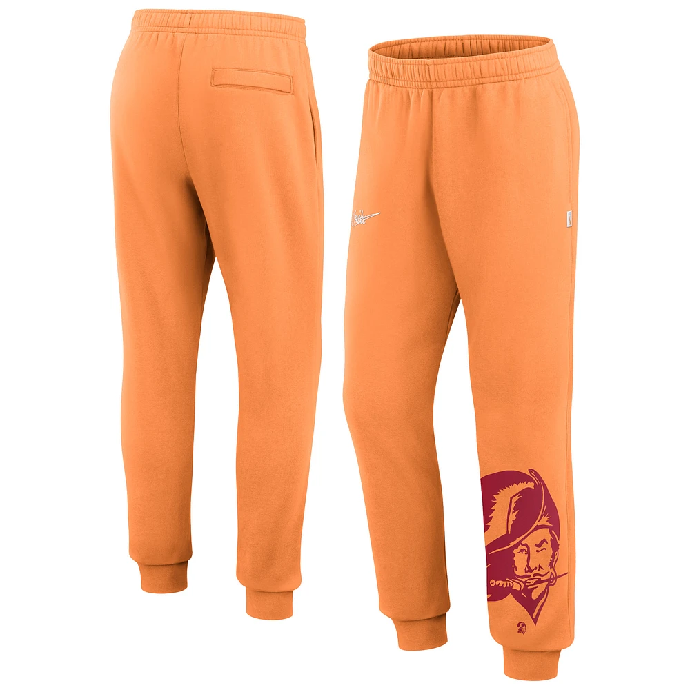 Men's Nike Orange Tampa Bay Buccaneers Logo Crop Joggers