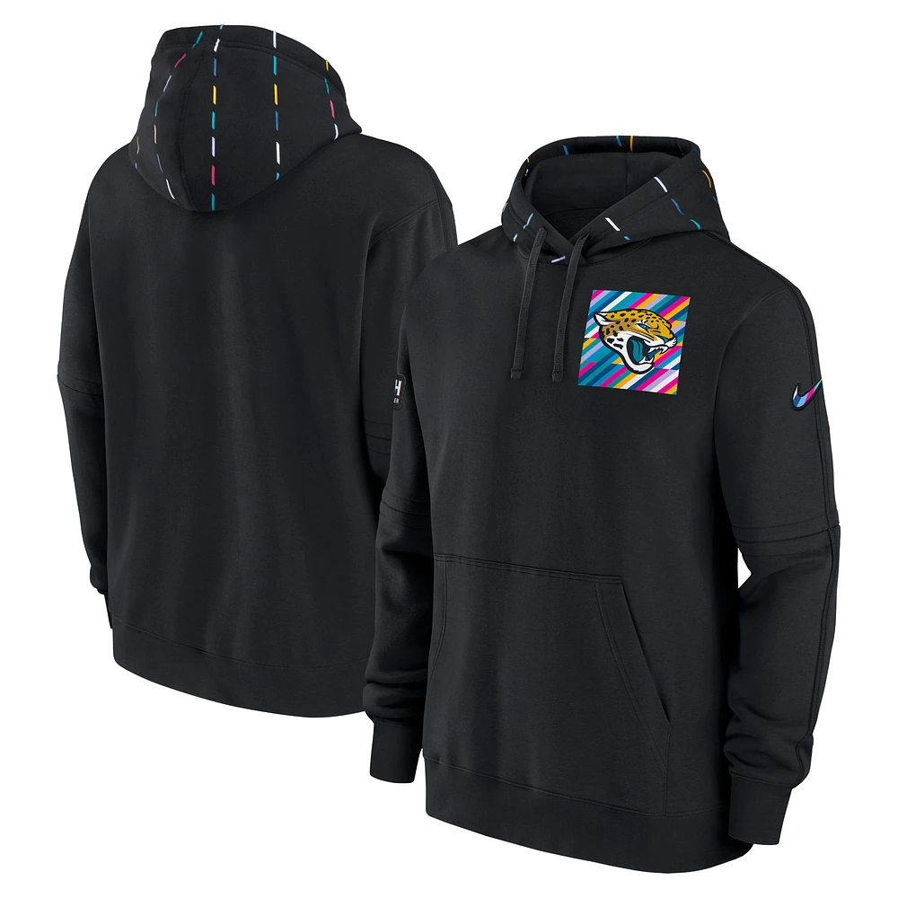 Men's Nike Black Jacksonville Jaguars Crucial Catch Club Pullover Hoodie