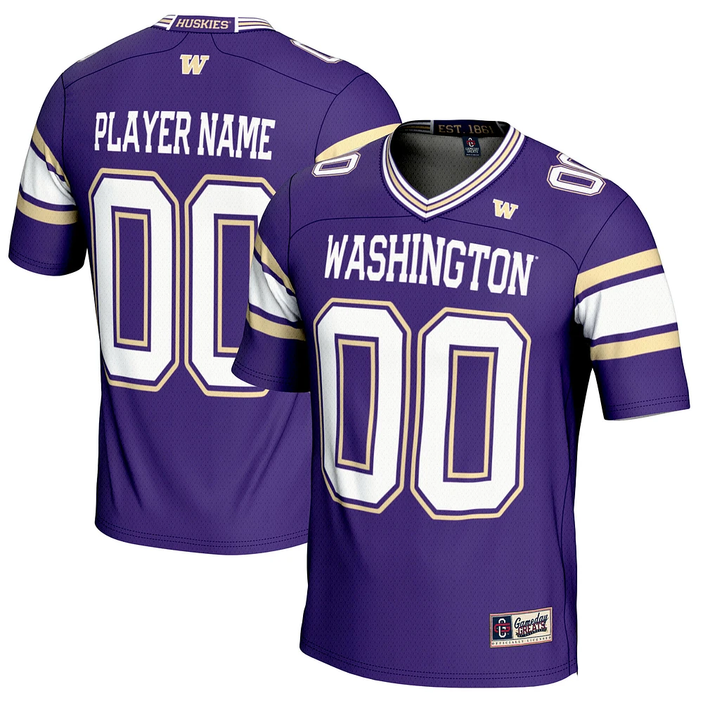 Men's GameDay Greats Washington Huskies NIL Pick-A-Player Football Jersey