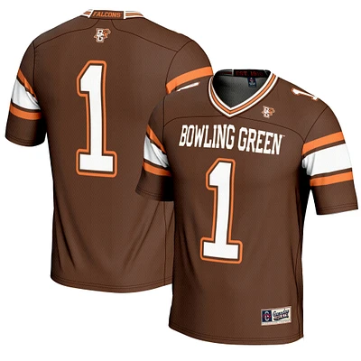 Youth GameDay Greats #1 Brown Bowling Green St. Falcons Endzone Football Jersey