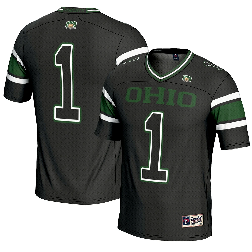 Youth GameDay Greats #1 Ohio Bobcats Endzone Football Jersey