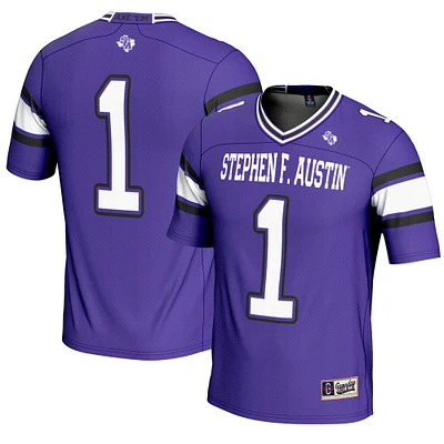 Men's GameDay Greats #1 Stephen F Austin Lumberjacks Endzone Football Jersey