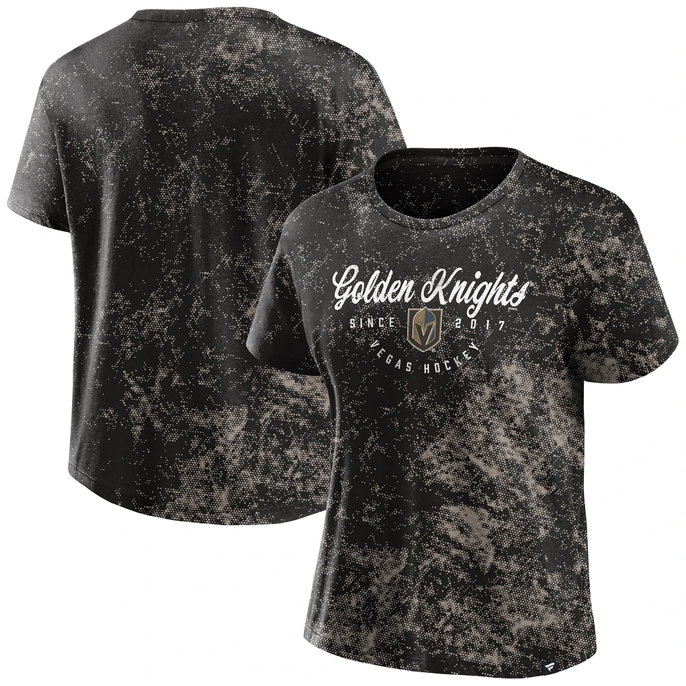 Women's Fanatics Black Vegas Golden Knights Breakaway T-Shirt