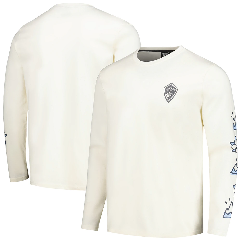 Men's Cream Colorado Rapids Local Heavy Long Sleeve T-Shirt