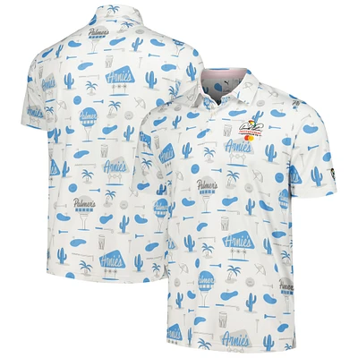 Men's Puma x Arnold Palmer Collection White Arnold Palmer Invitational Palmer's Place CLOUDSPUN Polo