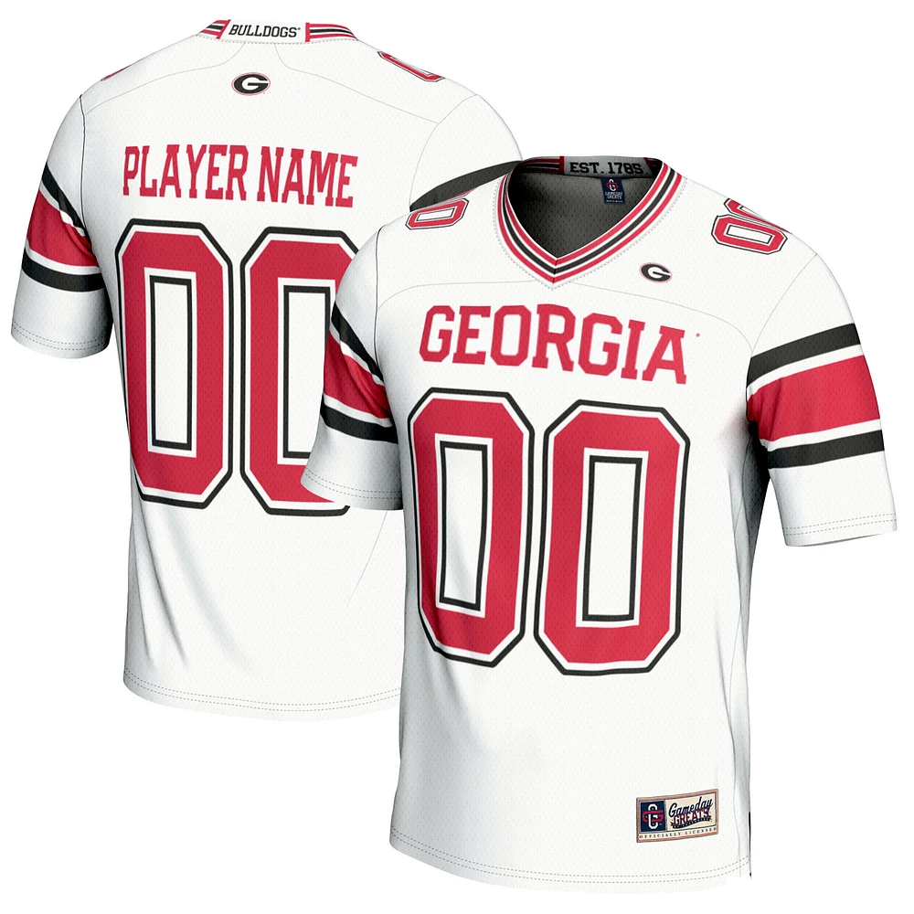 Men's GameDay Greats Georgia Bulldogs NIL Pick-A-Player Football Jersey