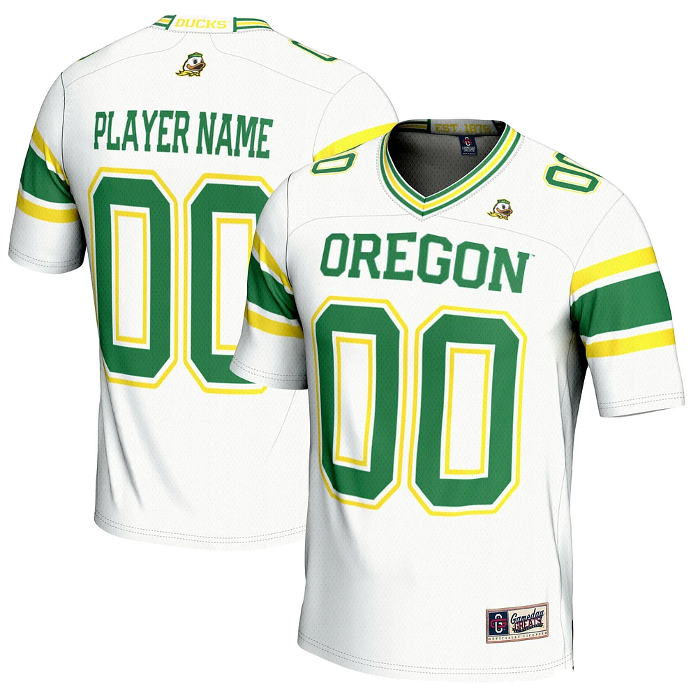 Men's GameDay Greats Oregon Ducks NIL Pick-A-Player Football Jersey