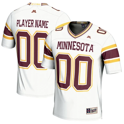 Youth GameDay Greats White Minnesota Golden Gophers NIL Pick-A-Player Football Jersey