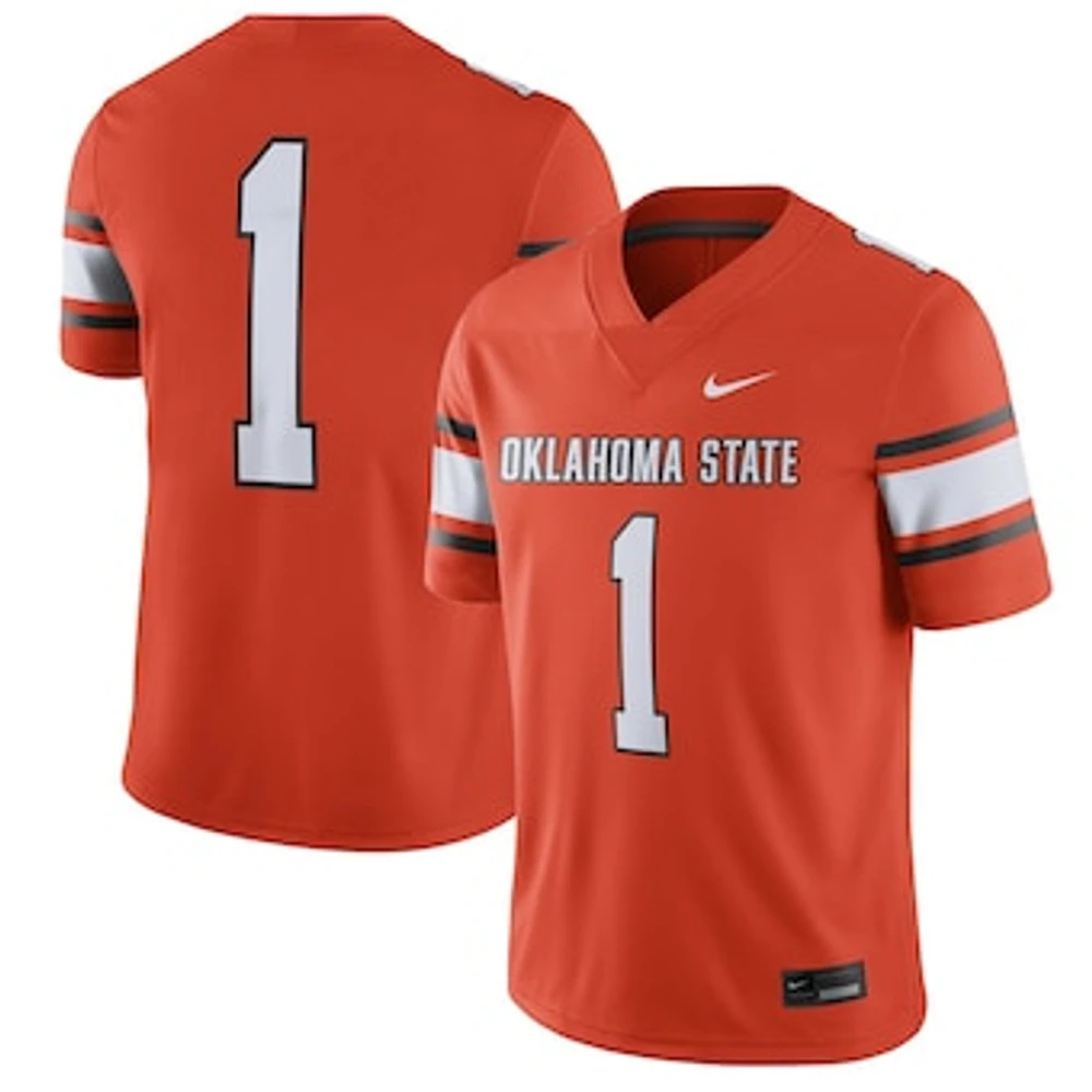 Men's Nike #1 Oklahoma State Cowboys Game Jersey