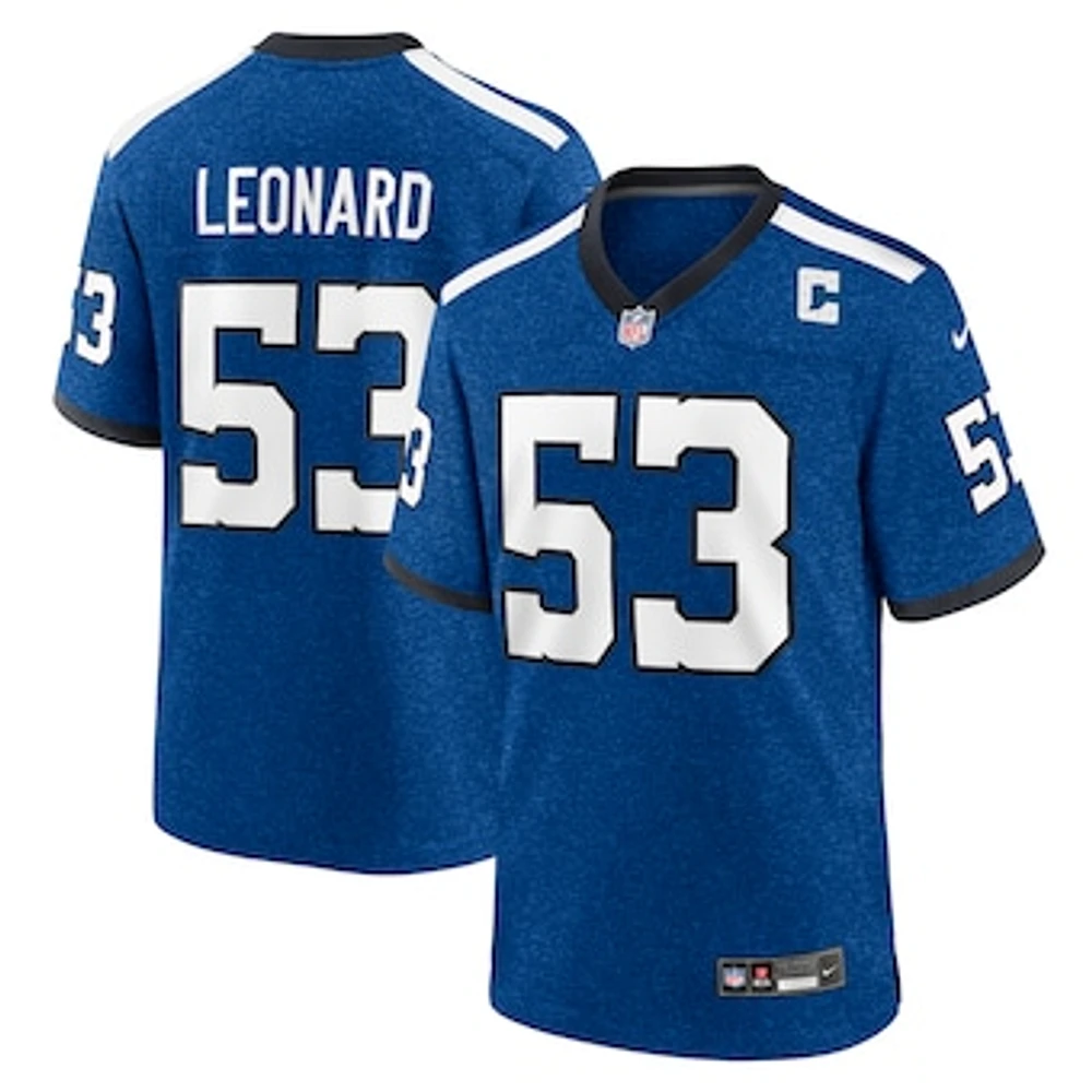Men's Nike Shaquille Leonard Royal Indianapolis Colts Alternate Game Jersey