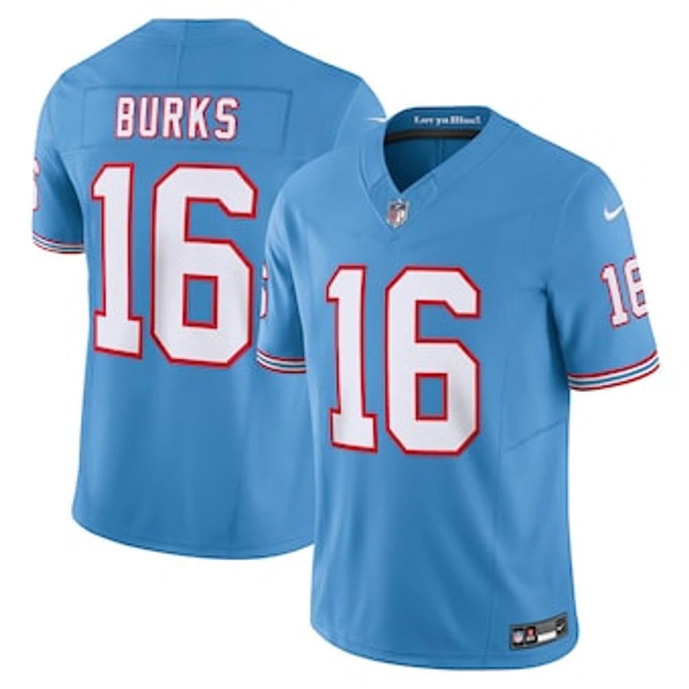 Men's Nike Treylon Burks Light Blue Tennessee Titans Vapor F.U.S.E. Limited Jersey