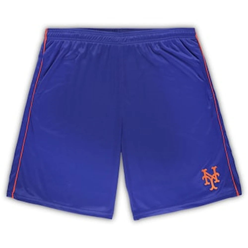 Men's Profile Royal New York Mets Big & Tall Mesh Shorts