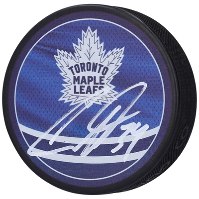 Auston Matthews Toronto Maple Leafs Autographed 2022-23 Reverse Retro Hockey Puck