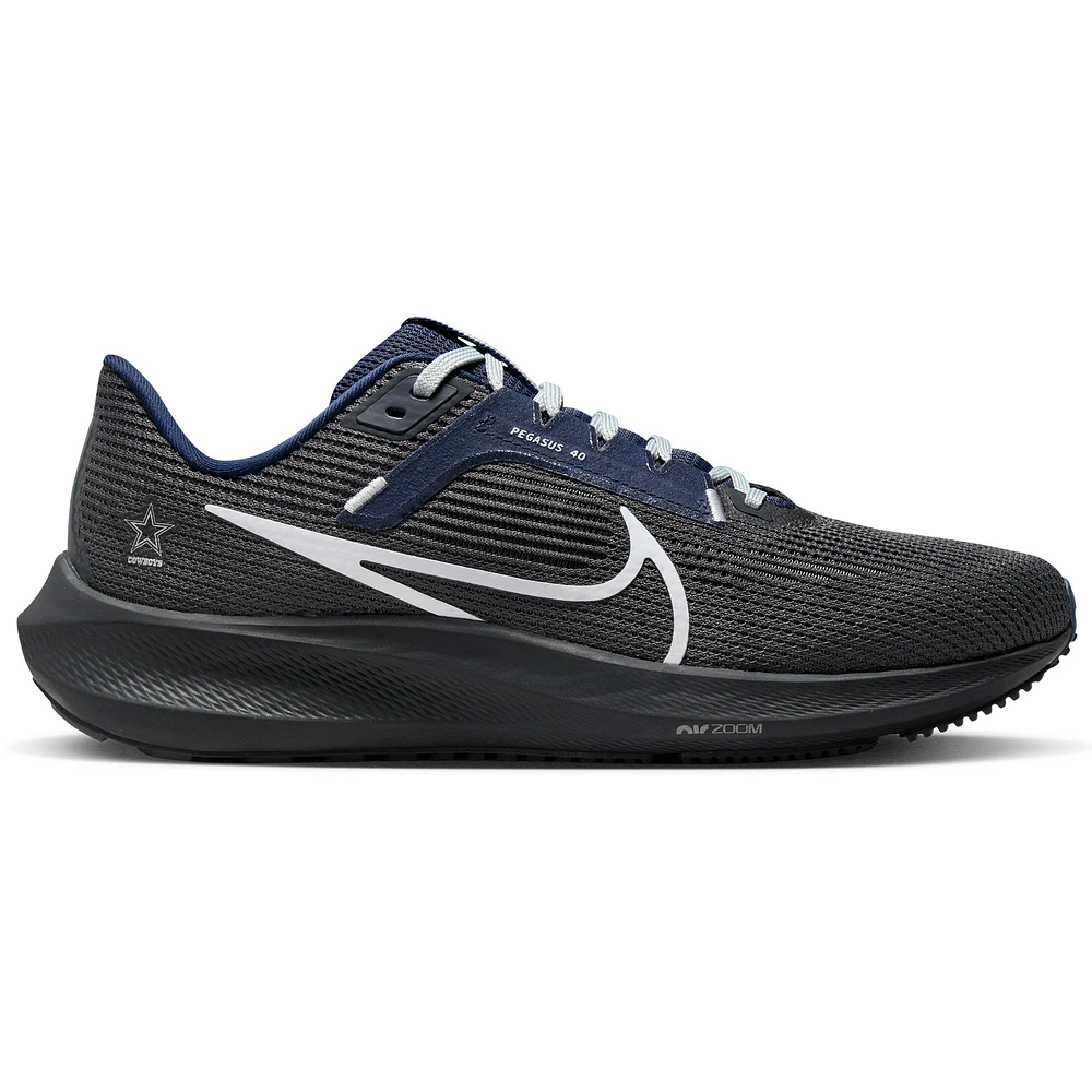 Unisex Nike Anthracite Dallas Cowboys Zoom Pegasus 40 Running Shoe