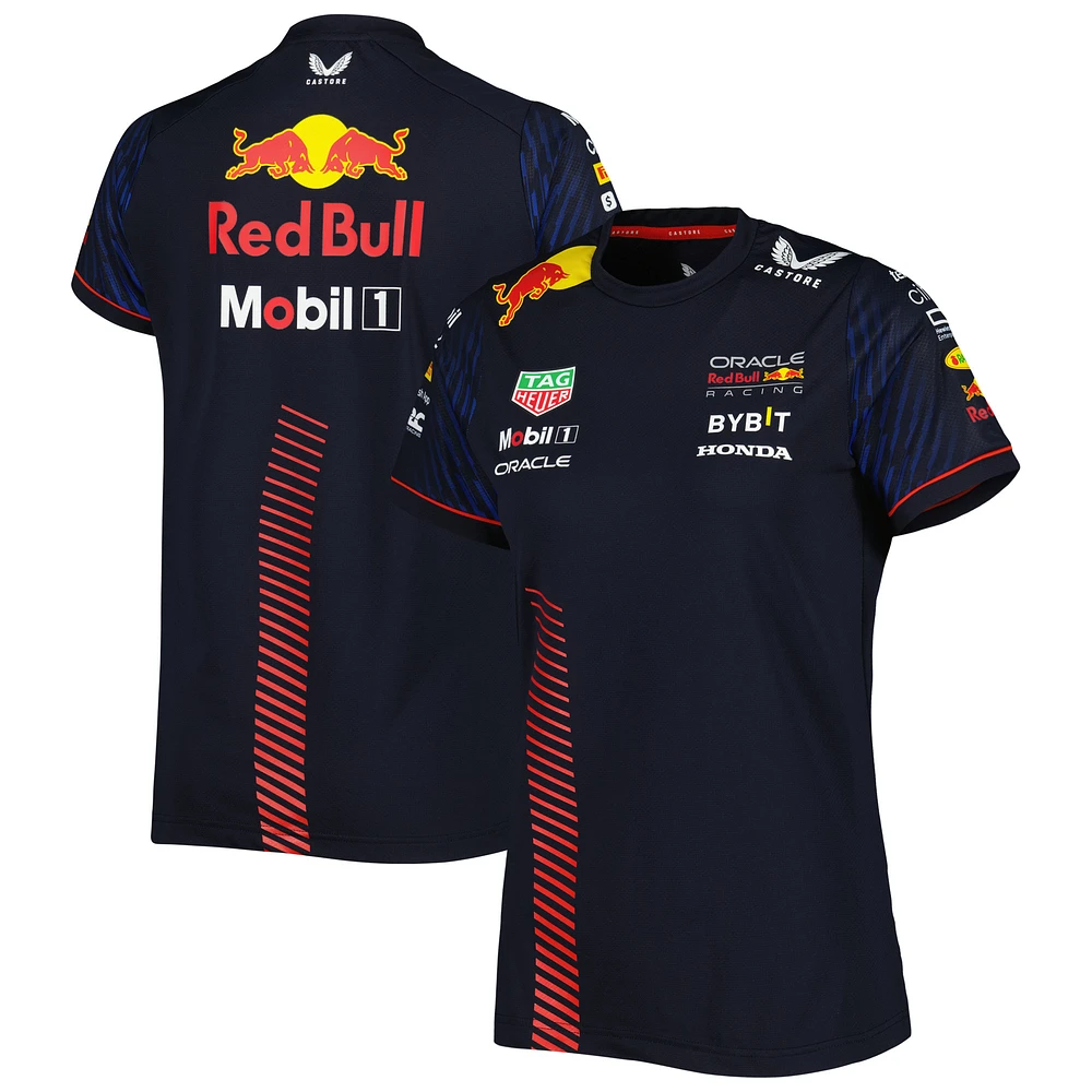 Women's Castore Navy Red Bull Racing 2023 Set-Up T-Shirt