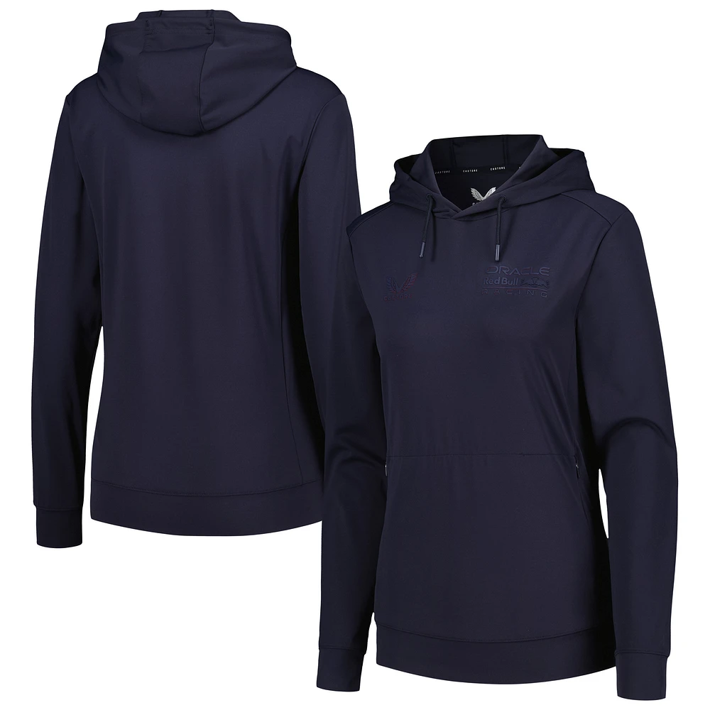 Women's Castore Navy Red Bull Racing 2023 Overhead Pullover Hoodie